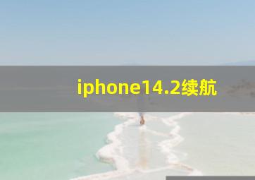 iphone14.2续航